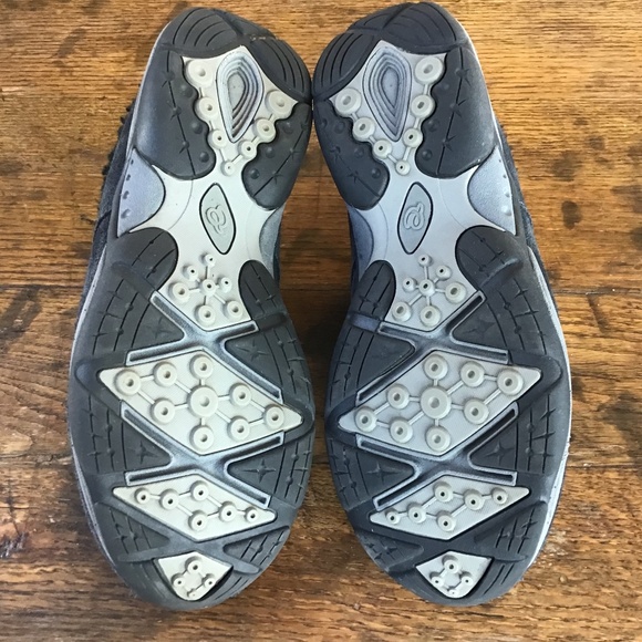 EASY SPIRIT Women's Blue Shoes Slides Clog Slip On Leather SZ 6.5 Like New - Picture 4 of 11